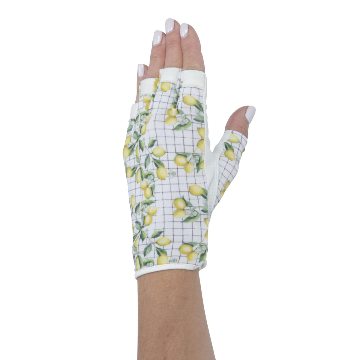 Nancy Lopez Golf Half Finger Tart Lemon Glove