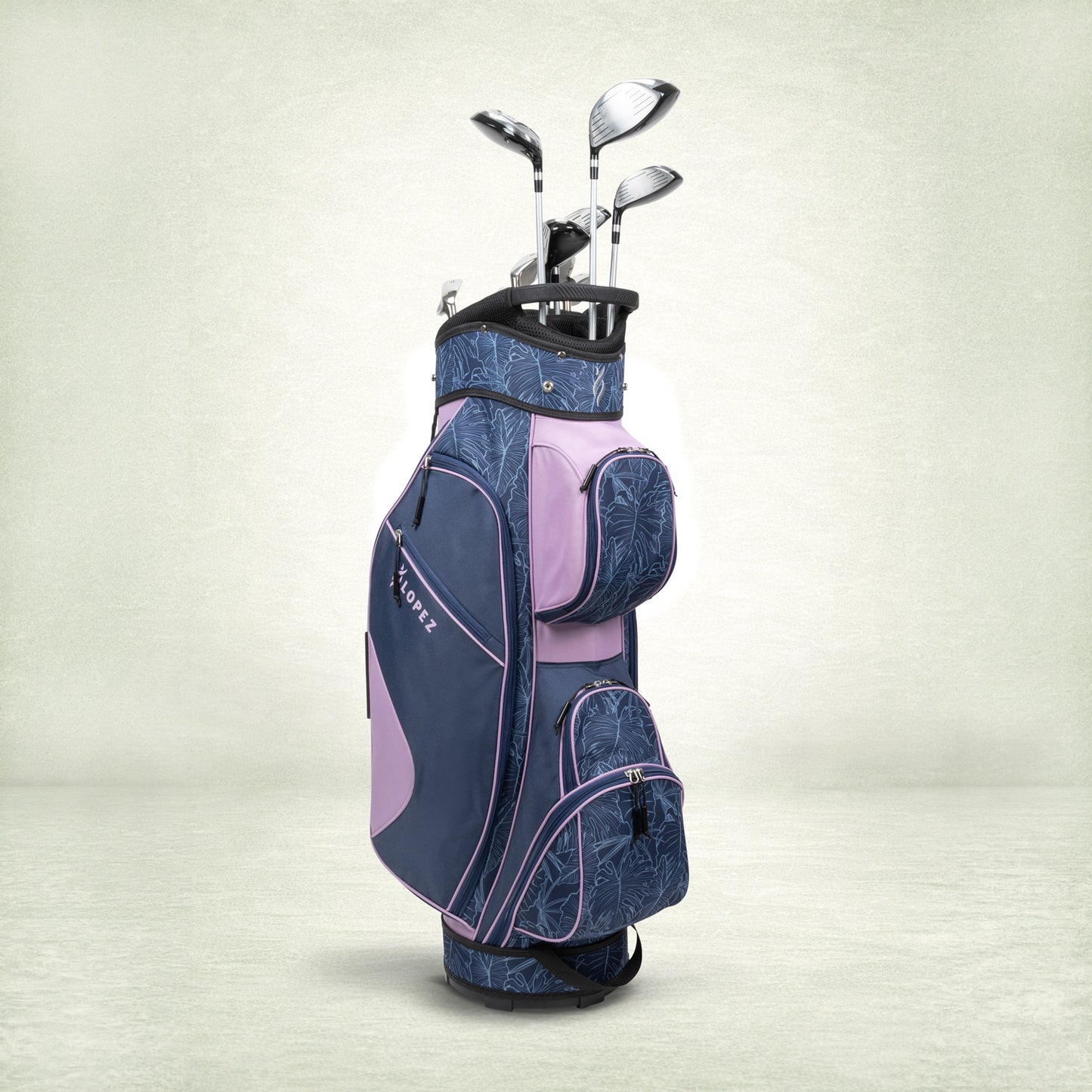 Ashley 18-Piece Cart Bag Package Set - Lush
