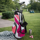 Fairways - 19-Piece Stand Bag Package Set - Minimalistic Pink