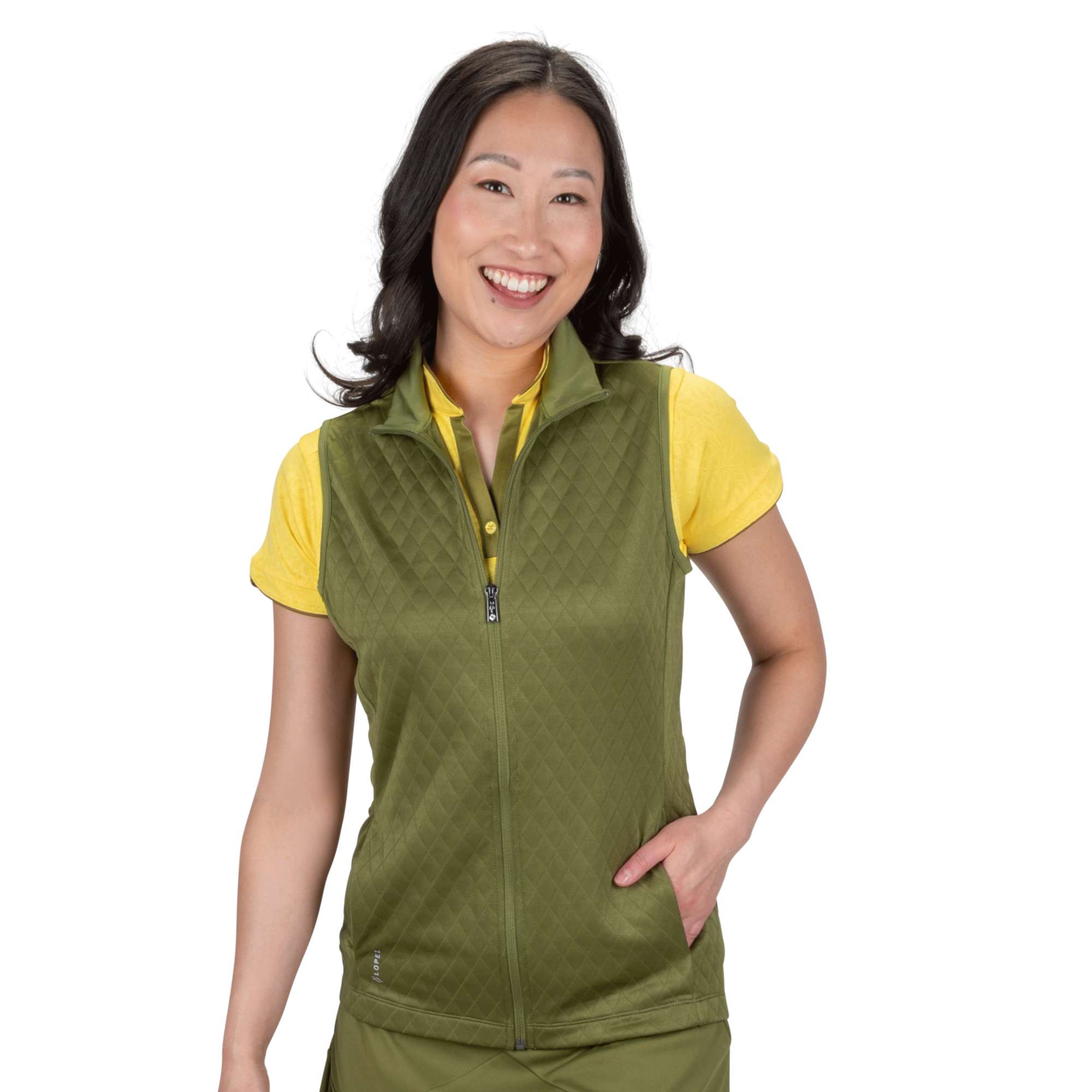 Nancy Lopez   Zeal Vest Olive