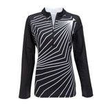 Nancy Lopez  Fractal Blast Qz Pullover Black Multi