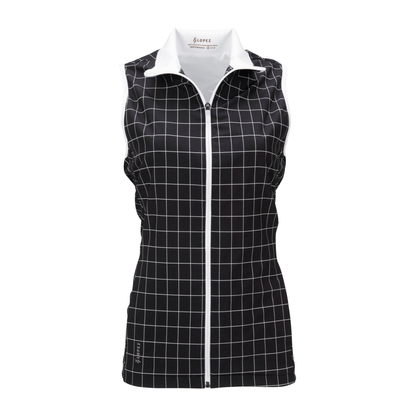Nancy Lopez  Zippy Vest Black Multi