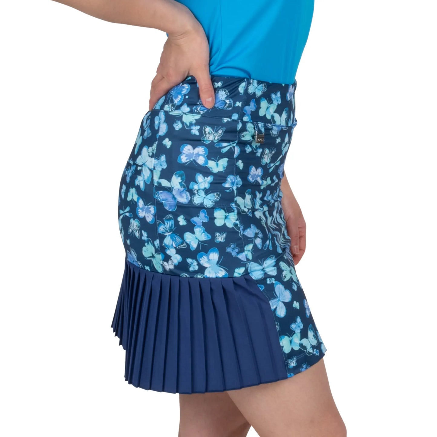 Nancy Lopez  Butterfly Skort Navy Multi