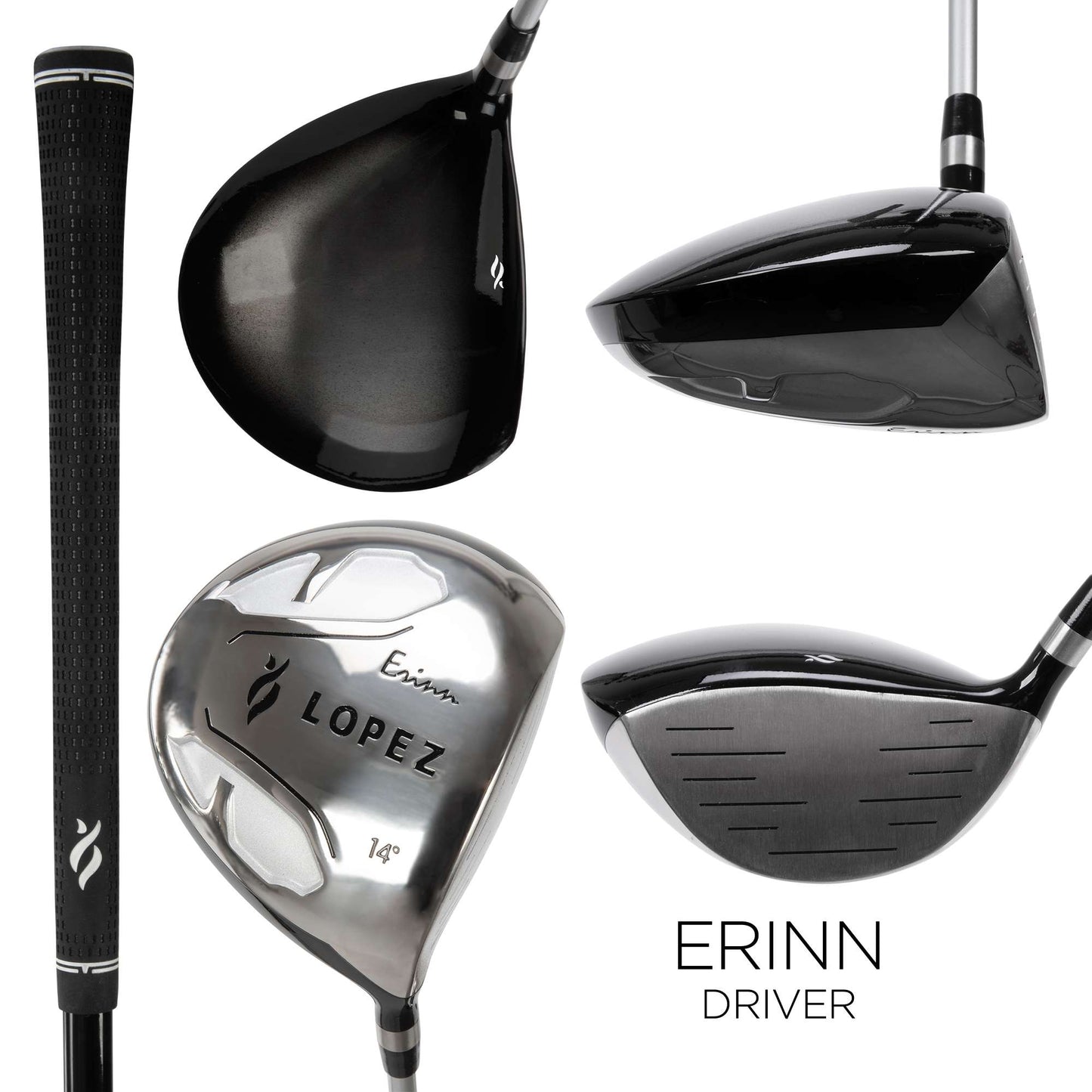 Erinn - Premium 18-Piece Cart Bag Package Set - Chevron