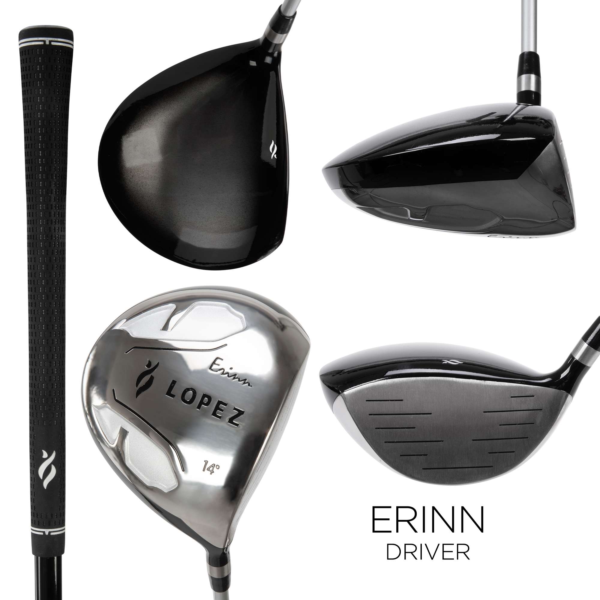 Erinn - Premium 18-Piece Cart Bag Package Set - Chevron