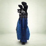 Fairways 18-Piece Stand Bag Package Set - Blue Mosaic