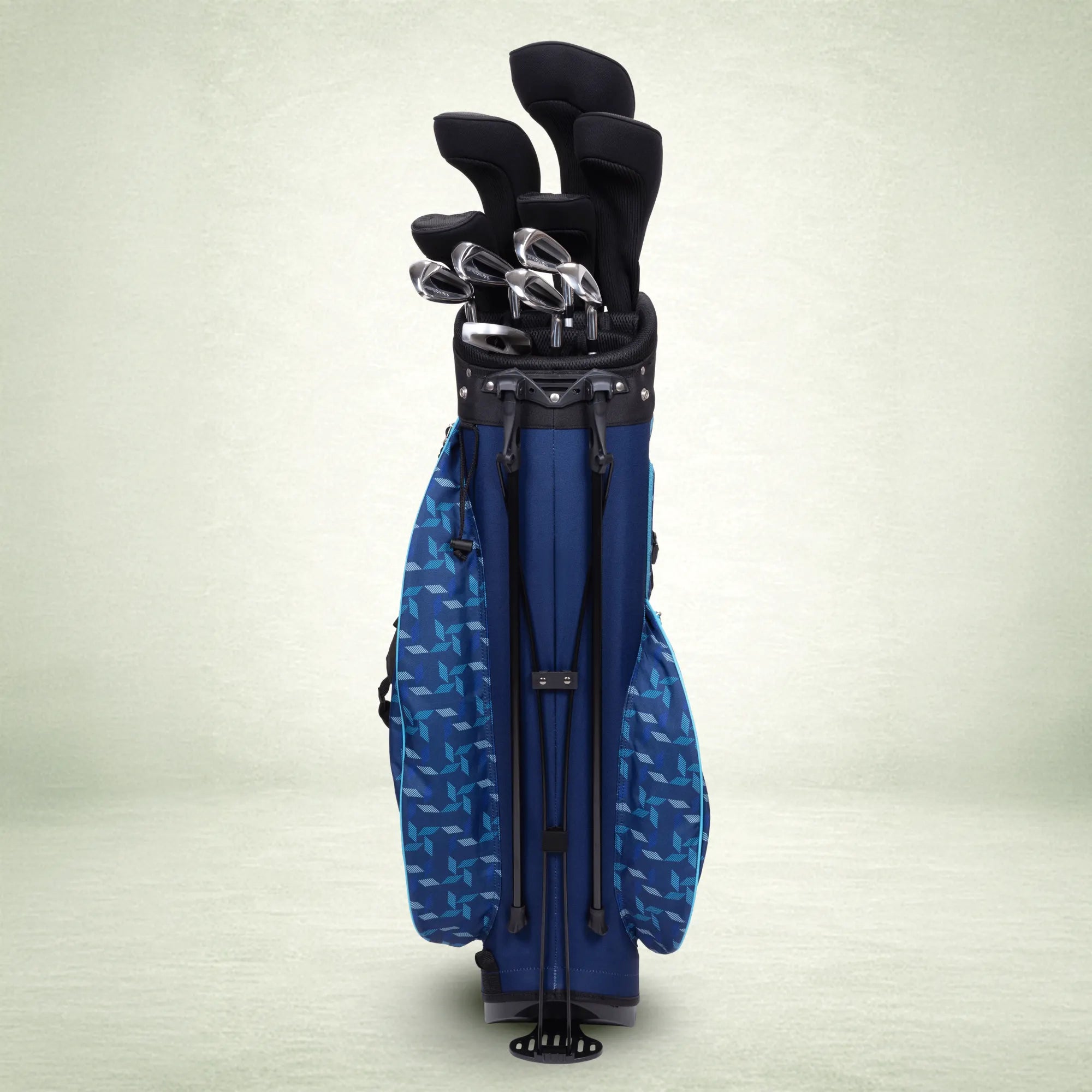 Fairways 18-Piece Stand Bag Package Set - Blue Mosaic