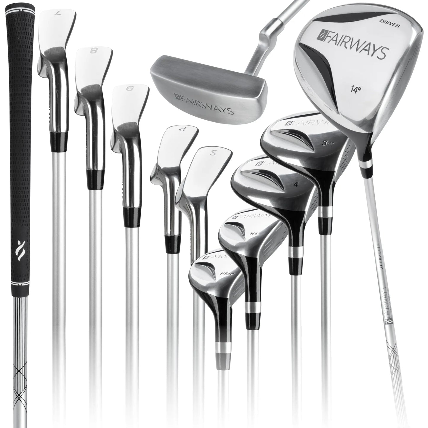 Fairways 18-Piece Package Set - Black Diamond