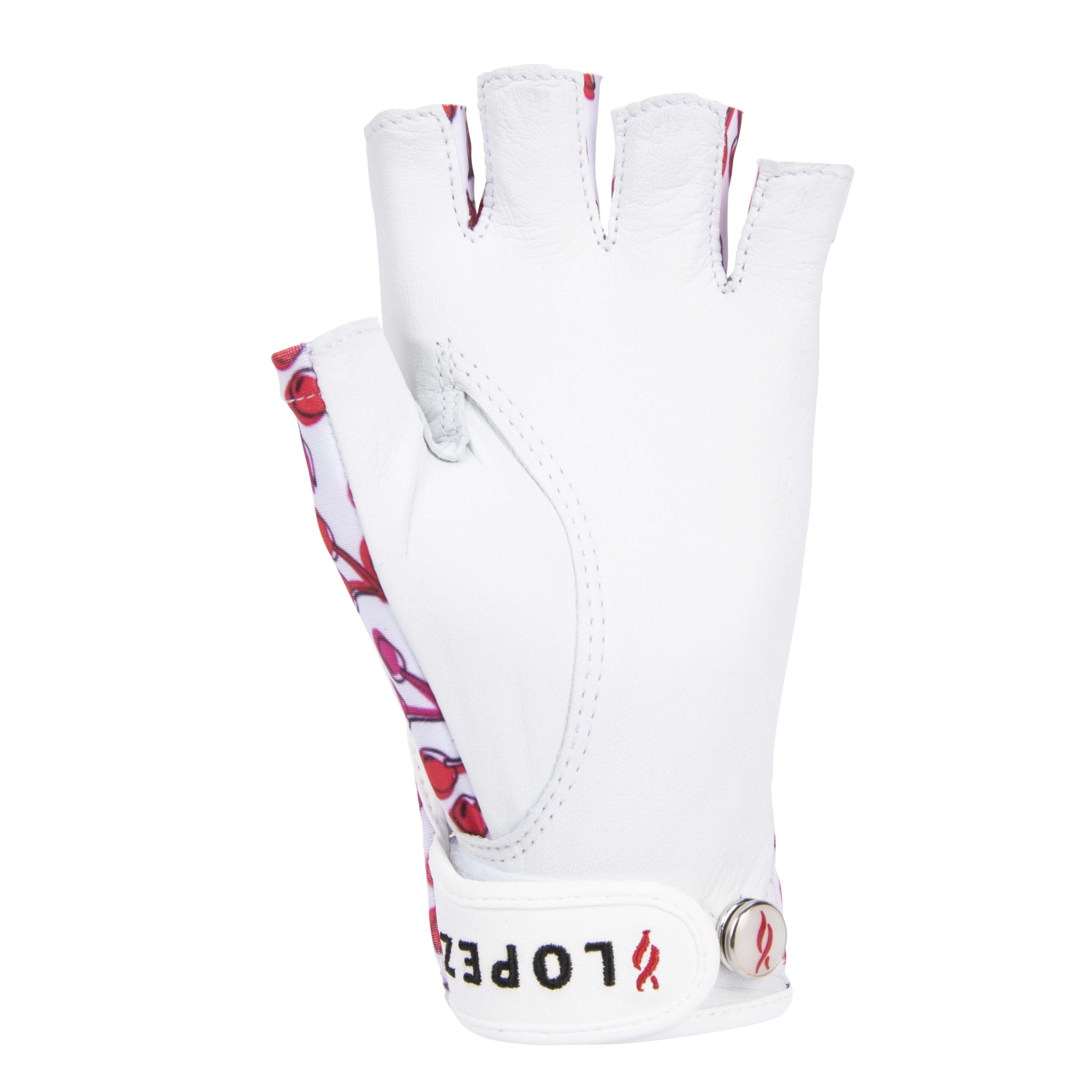 Half Finger Cherry Glove