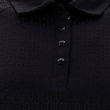Nancy Lopez Journey Short Sleeve Polo - Black