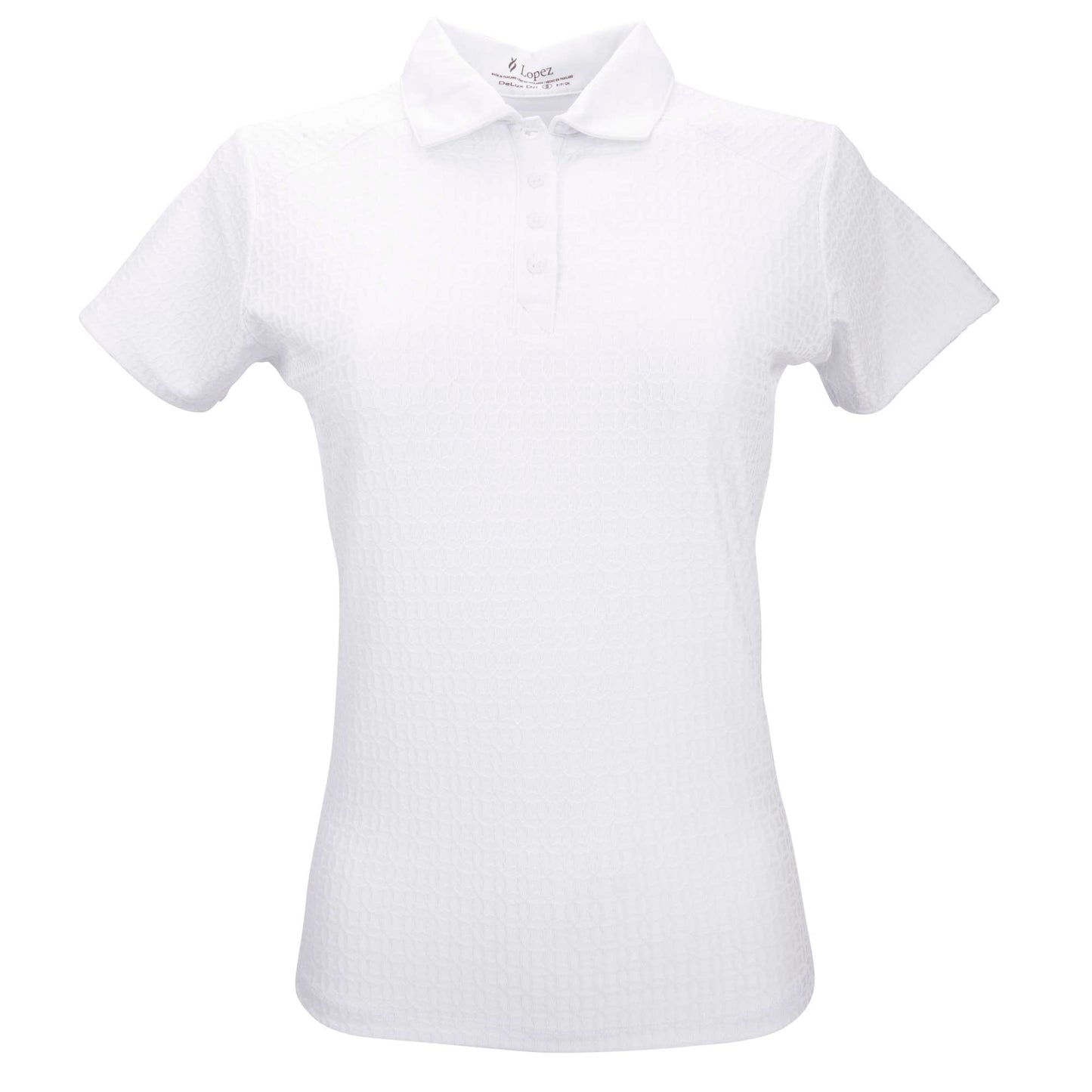 Nancy Lopez Journey Short Sleeve Polo - White