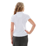 Nancy Lopez Journey Short Sleeve Polo - White