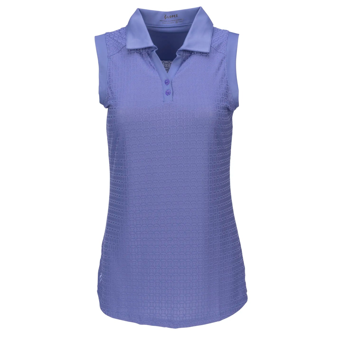Nancy Lopez Journey Sleeveless Polo Corsica