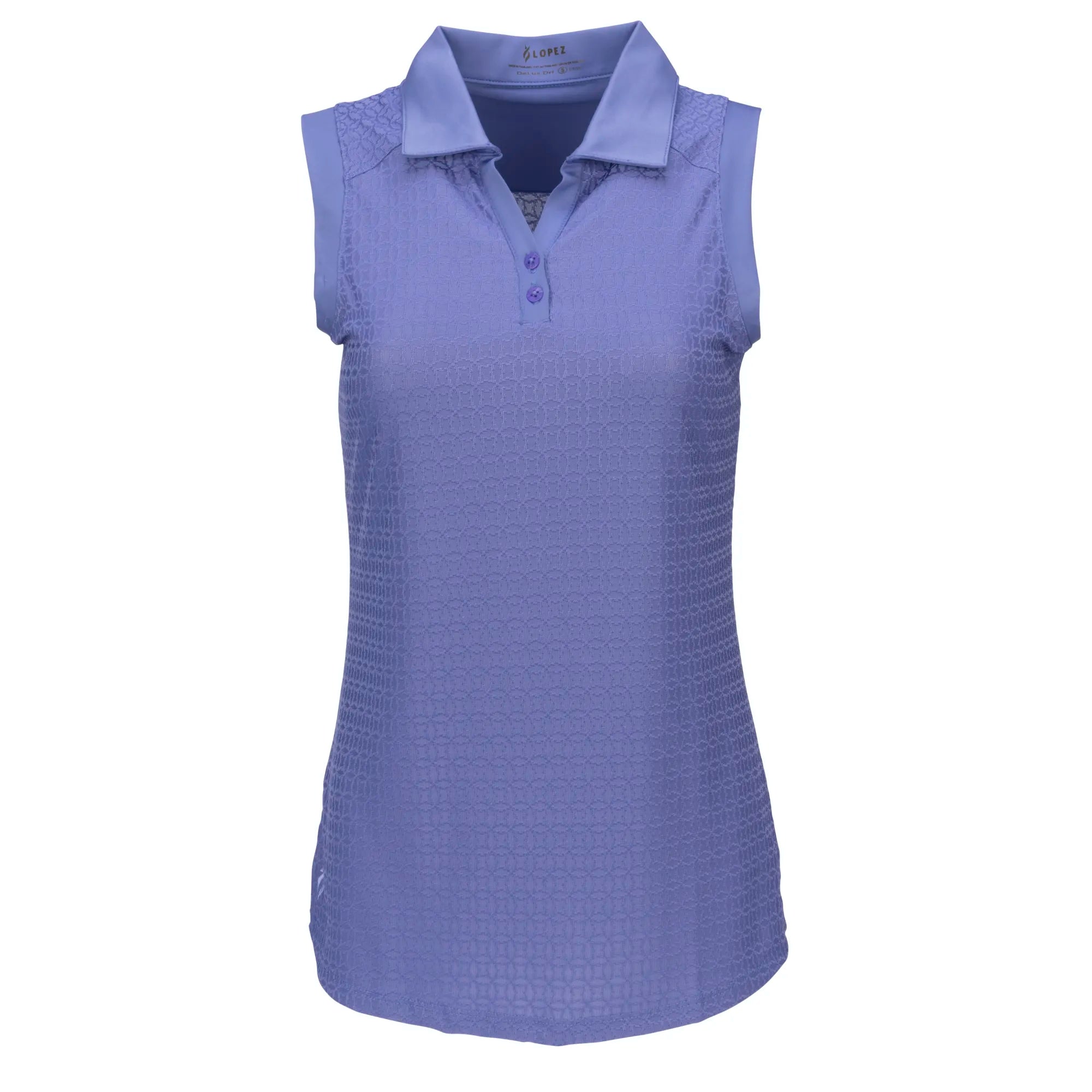 Nancy Lopez Journey Sleeveless Polo Corsica
