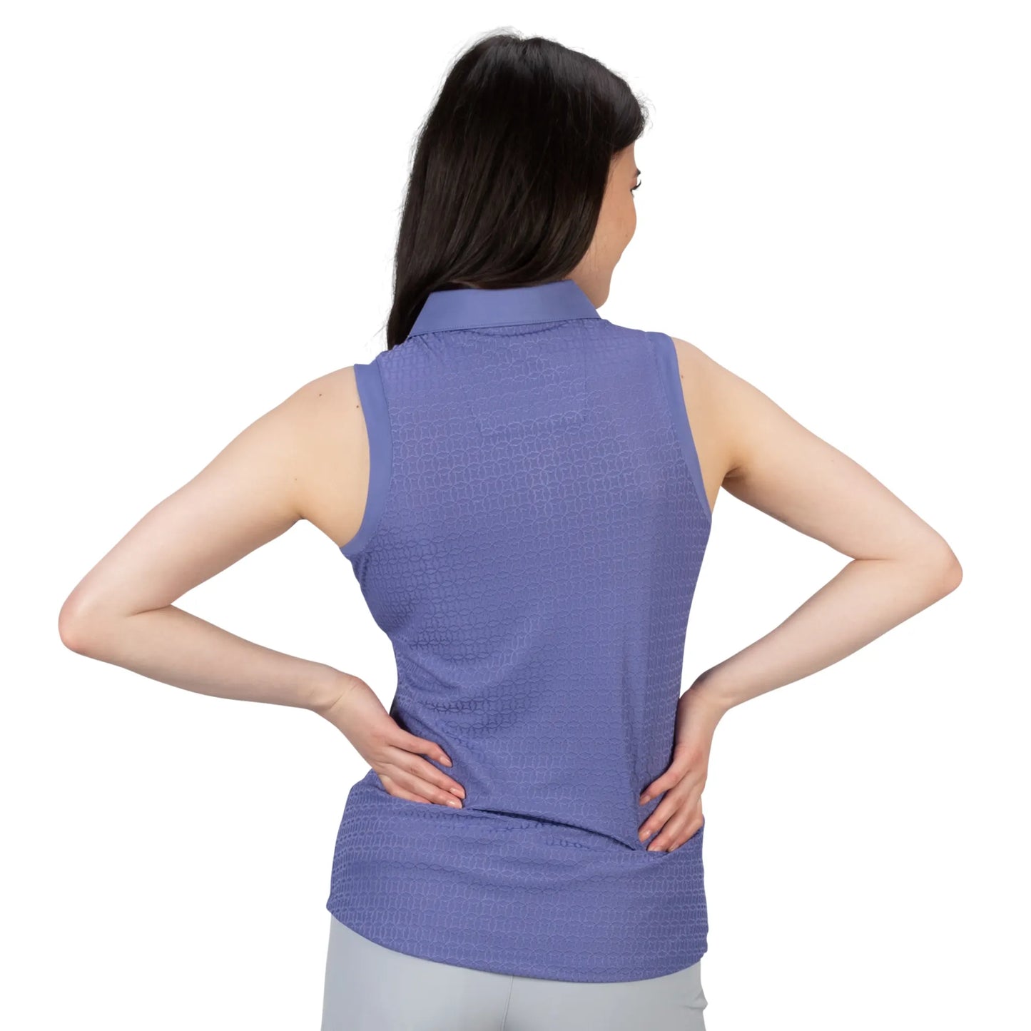 Nancy Lopez Journey Sleeveless Polo Corsica