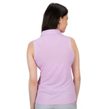 Nancy Lopez Journey Sleeveless Polo Lilac