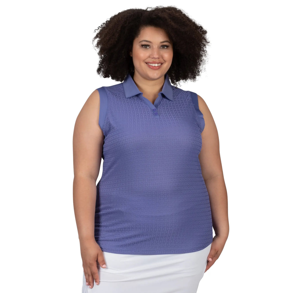 Nancy Lopez Journey Sleeveless Polo Plus Corsica