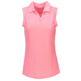 Nancy Lopez Journey Sleeveless Polo Plus Geranium