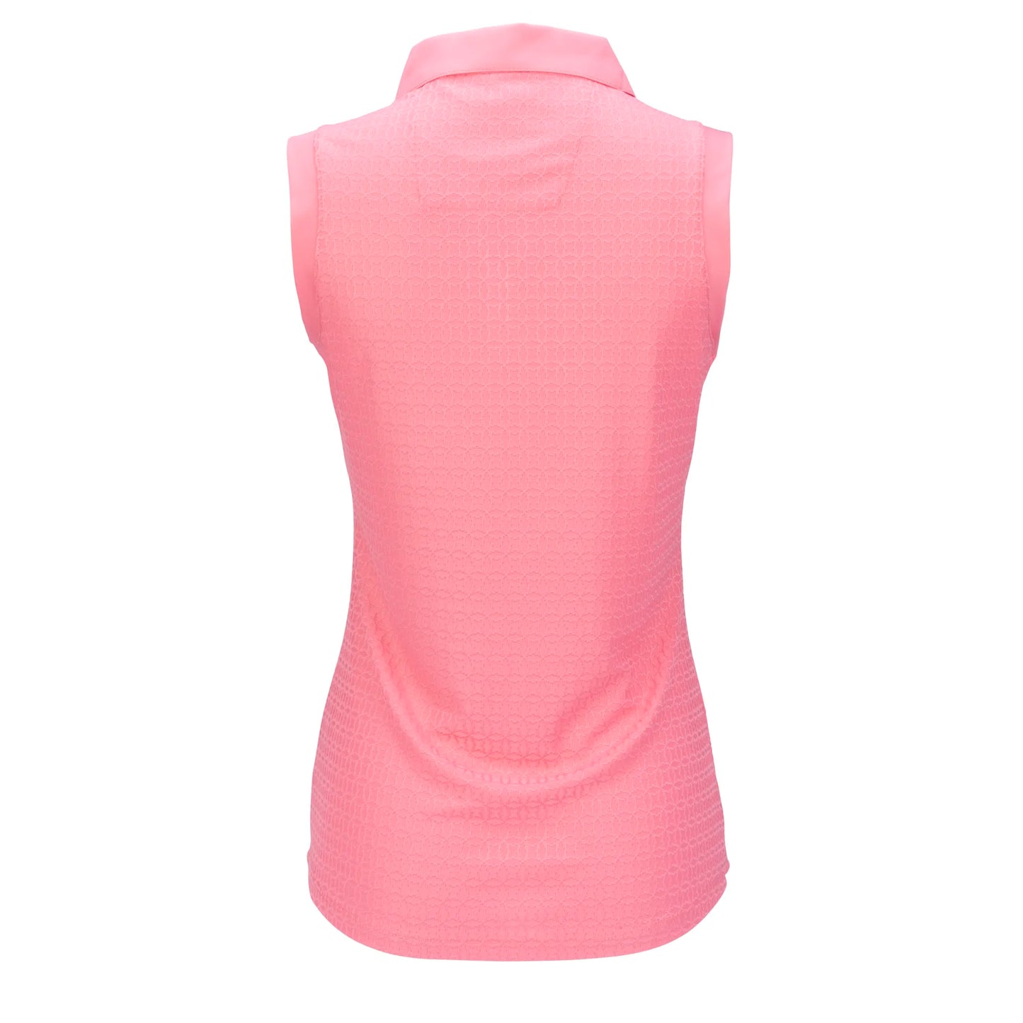 Nancy Lopez Journey Sleeveless Polo Plus Geranium