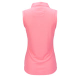 Nancy Lopez Journey Sleeveless Polo Plus Geranium