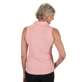 Nancy Lopez  Journey Sleeveless Polo Quartz