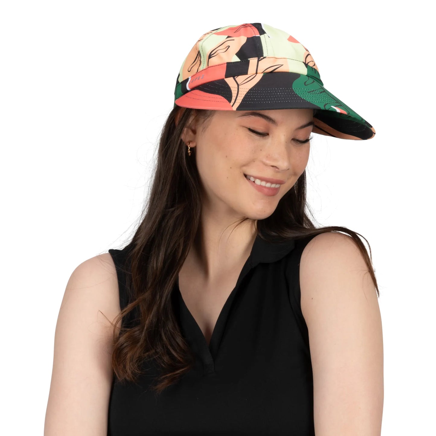 Nancy Lopez  Pixie Hat Black Multi (Bahama Print)