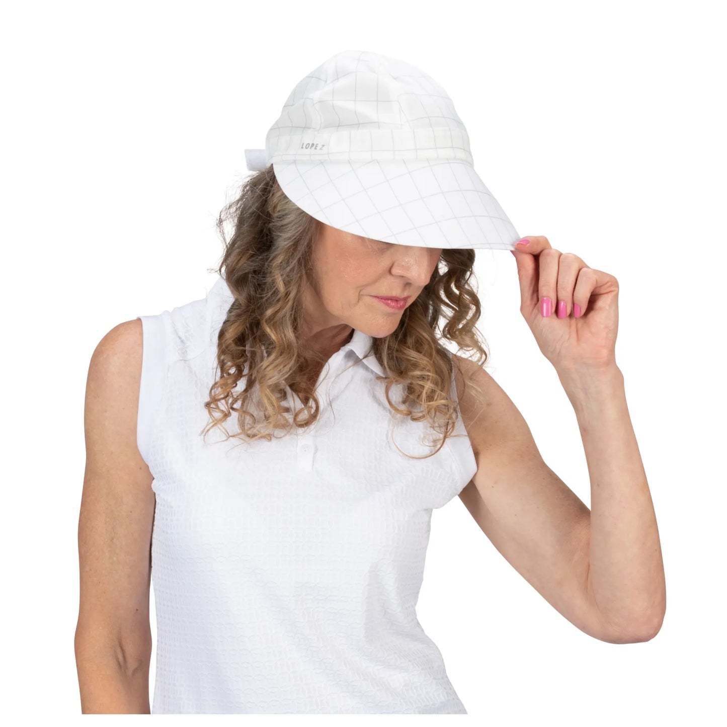 Nancy Lopez  Pixie Hat White Multi