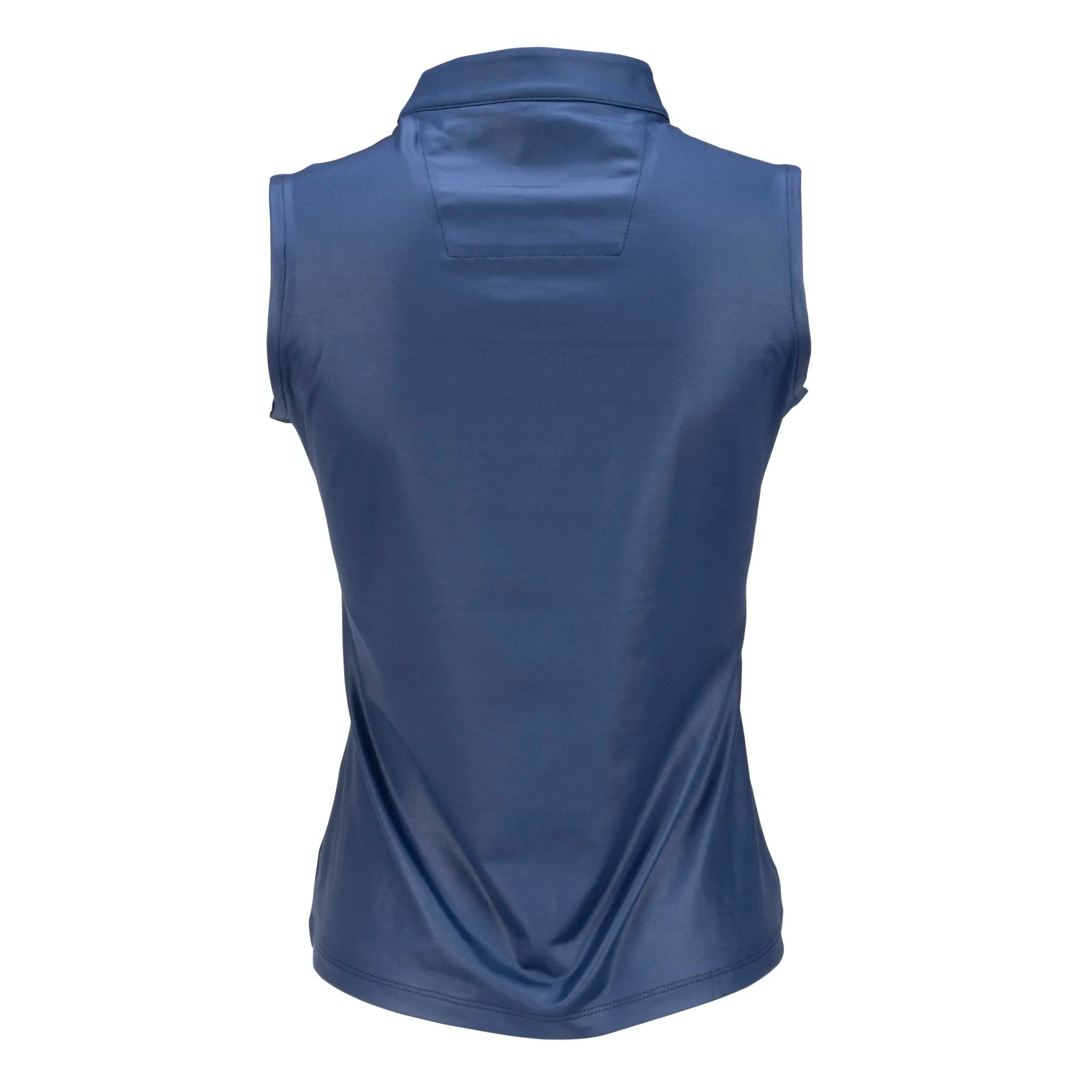 Nancy Lopez  Shine Sleeveless Polo Navy Multi