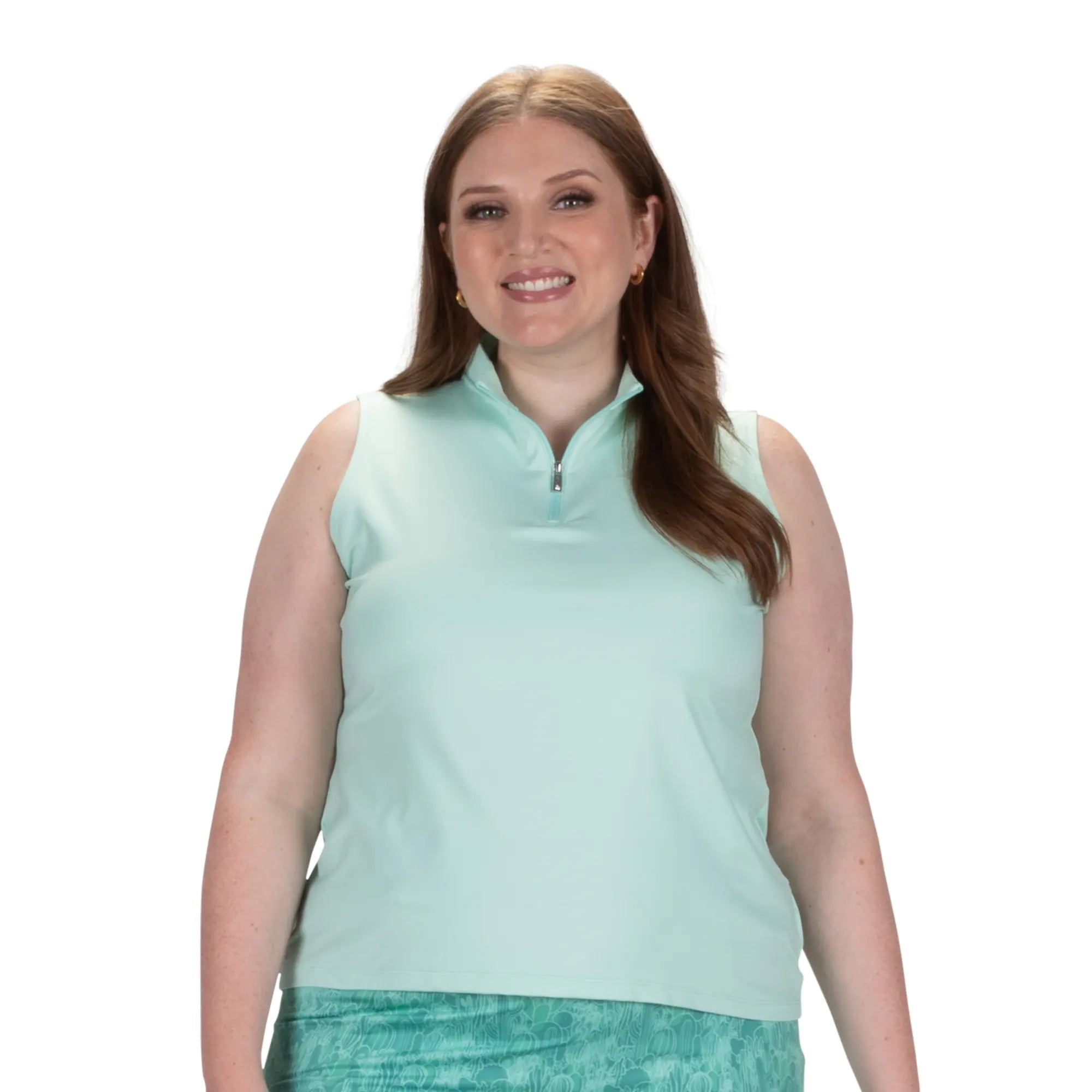 Shine Sleeveless Polo Plus