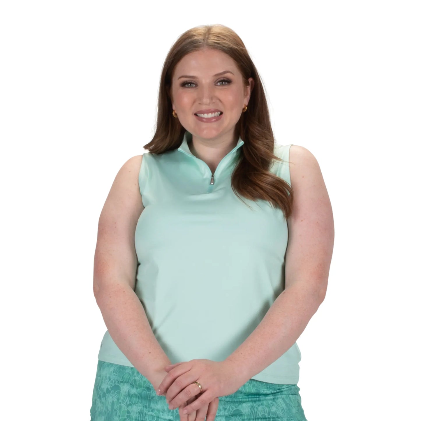 Shine Sleeveless Polo Plus