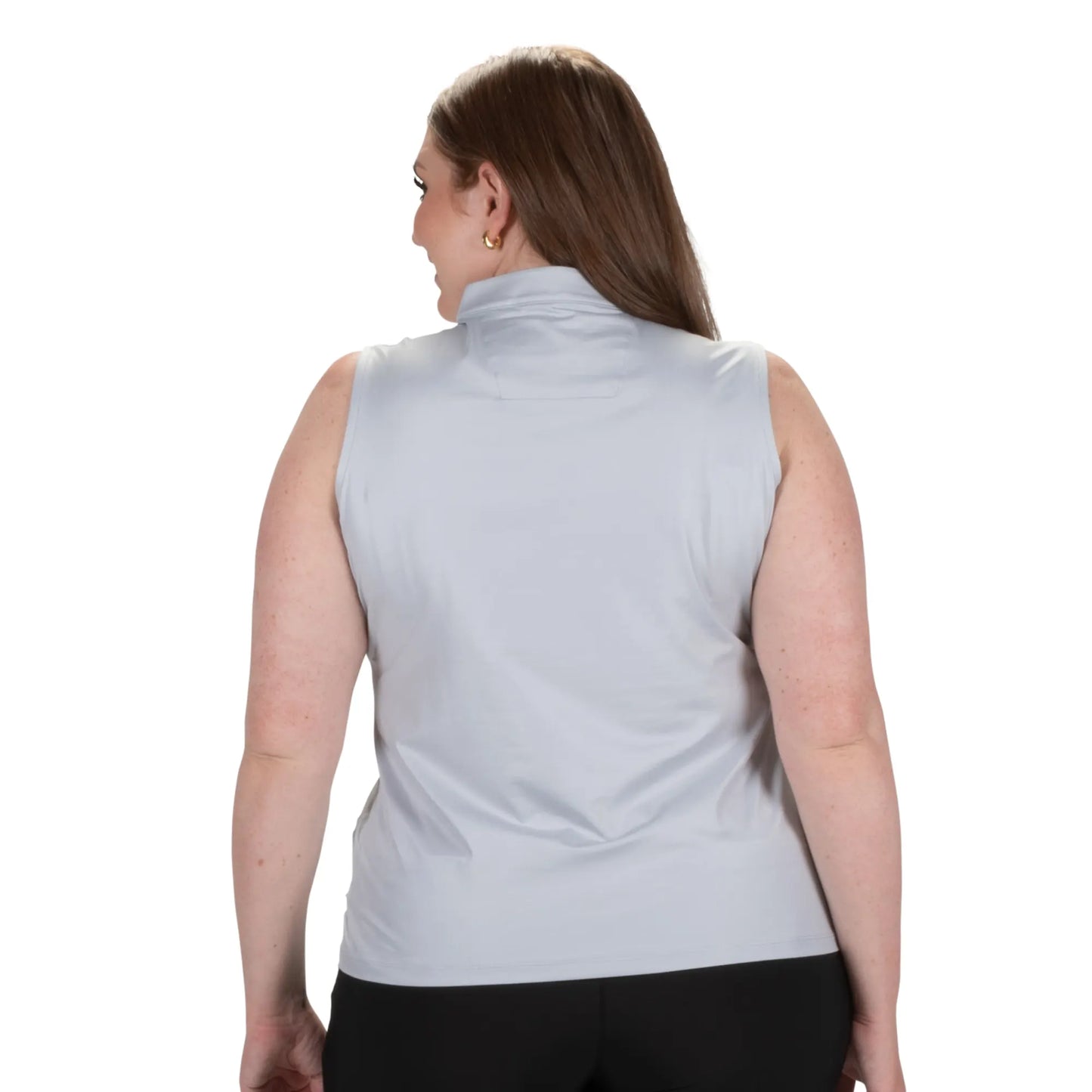 Nancy Lopez  Shine Sleeveless Polo White Multi
