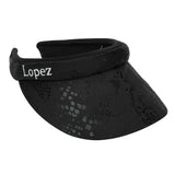 Nancy Lopez  Sizzle Reverse Clip Visor Black Multi