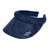 Nancy Lopez  Sizzle Reverse Clip Visor Navy Multi
