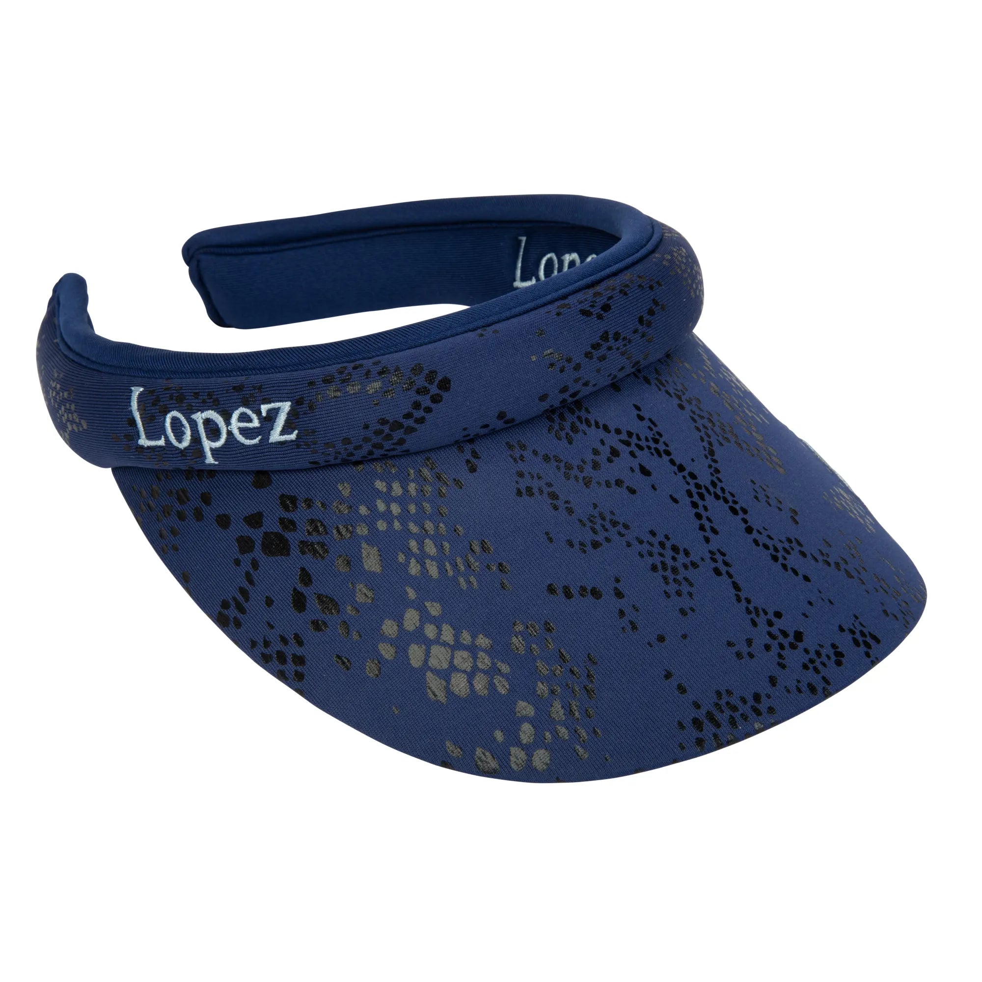 Nancy Lopez  Sizzle Reverse Clip Visor Navy Multi