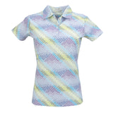 Nancy Lopez  Supra Short Sleeve Polo Plus White Multi