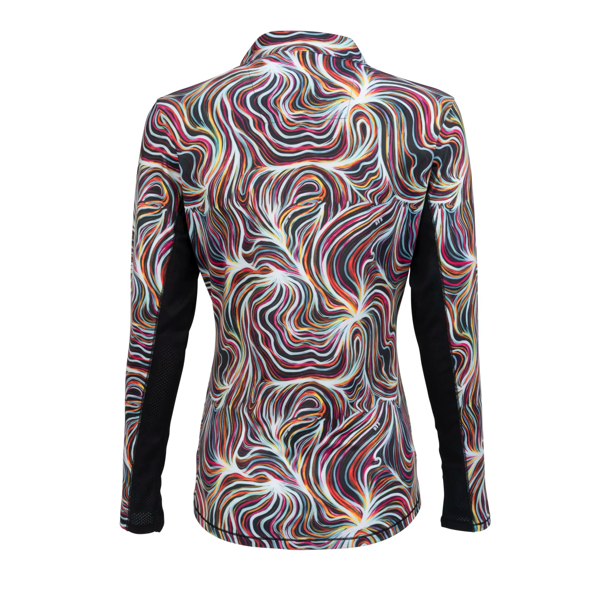Nancy Lopez  Blast Qz Pullover Plus Black Multi