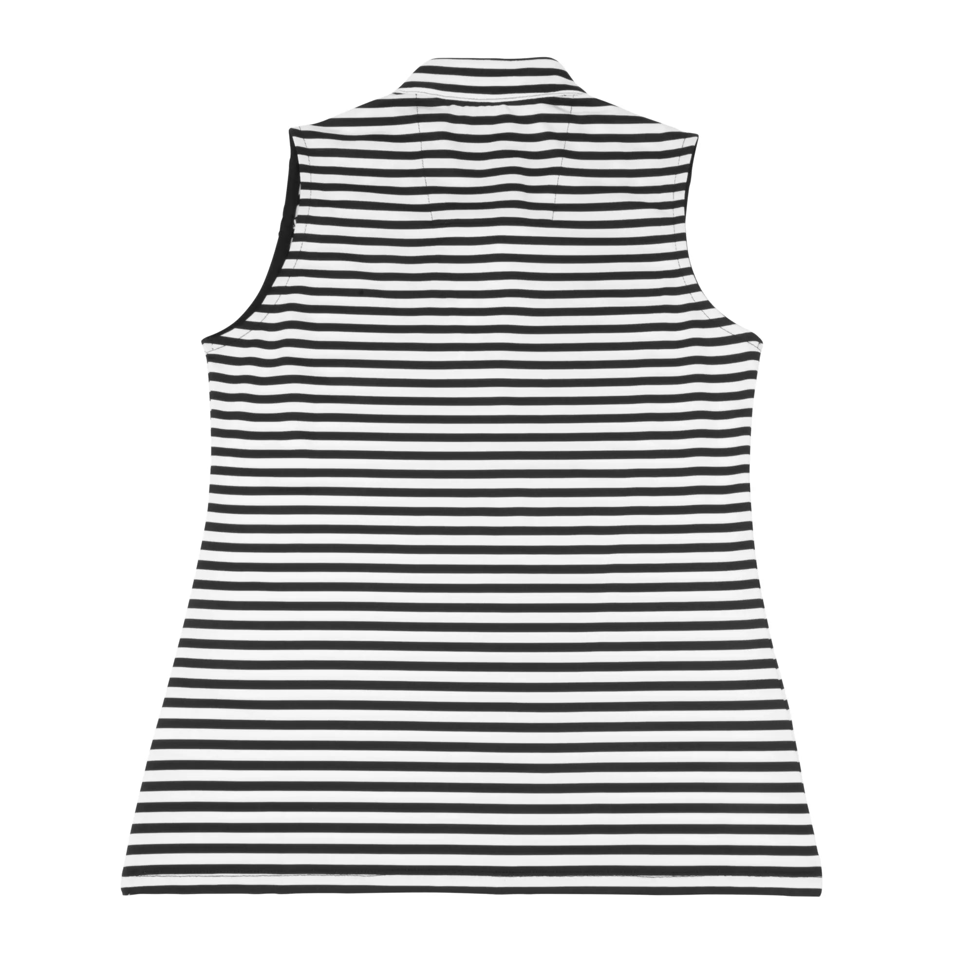 Nancy Lopez  Women'S Bold Sleeveless Polo Black Multi