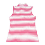 Nancy Lopez  Women'S Bold Sleeveless Polo Rouge Multi