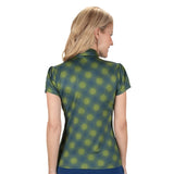 Nancy Lopez   Brilliant Short Sleeve Polo Navy Multi