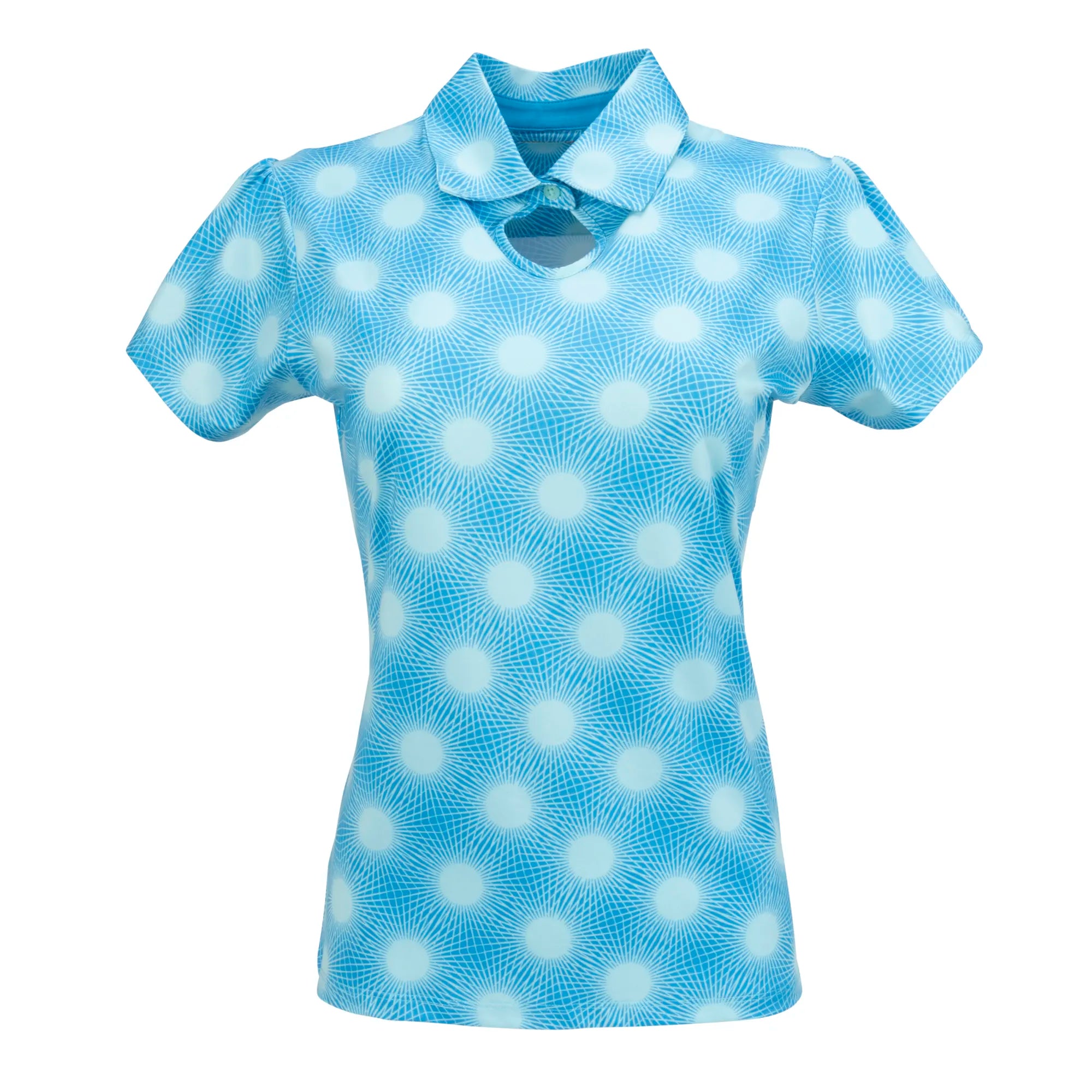 Nancy Lopez   Brilliant Short Sleeve Polo Plus Ice Multi