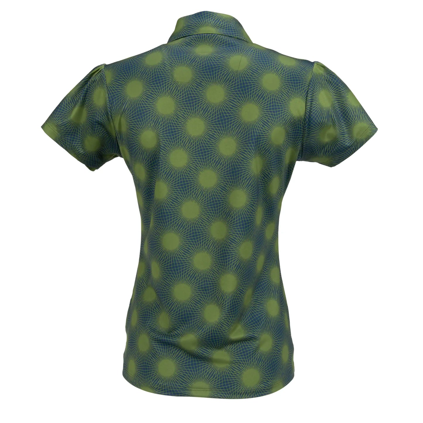 Nancy Lopez   Brilliant Short Sleeve Polo Plus Navy Multi