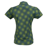 Nancy Lopez   Brilliant Short Sleeve Polo Plus Navy Multi