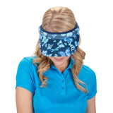 Nancy Lopez   Butterfly Reverse Clip Visor Navy Multi