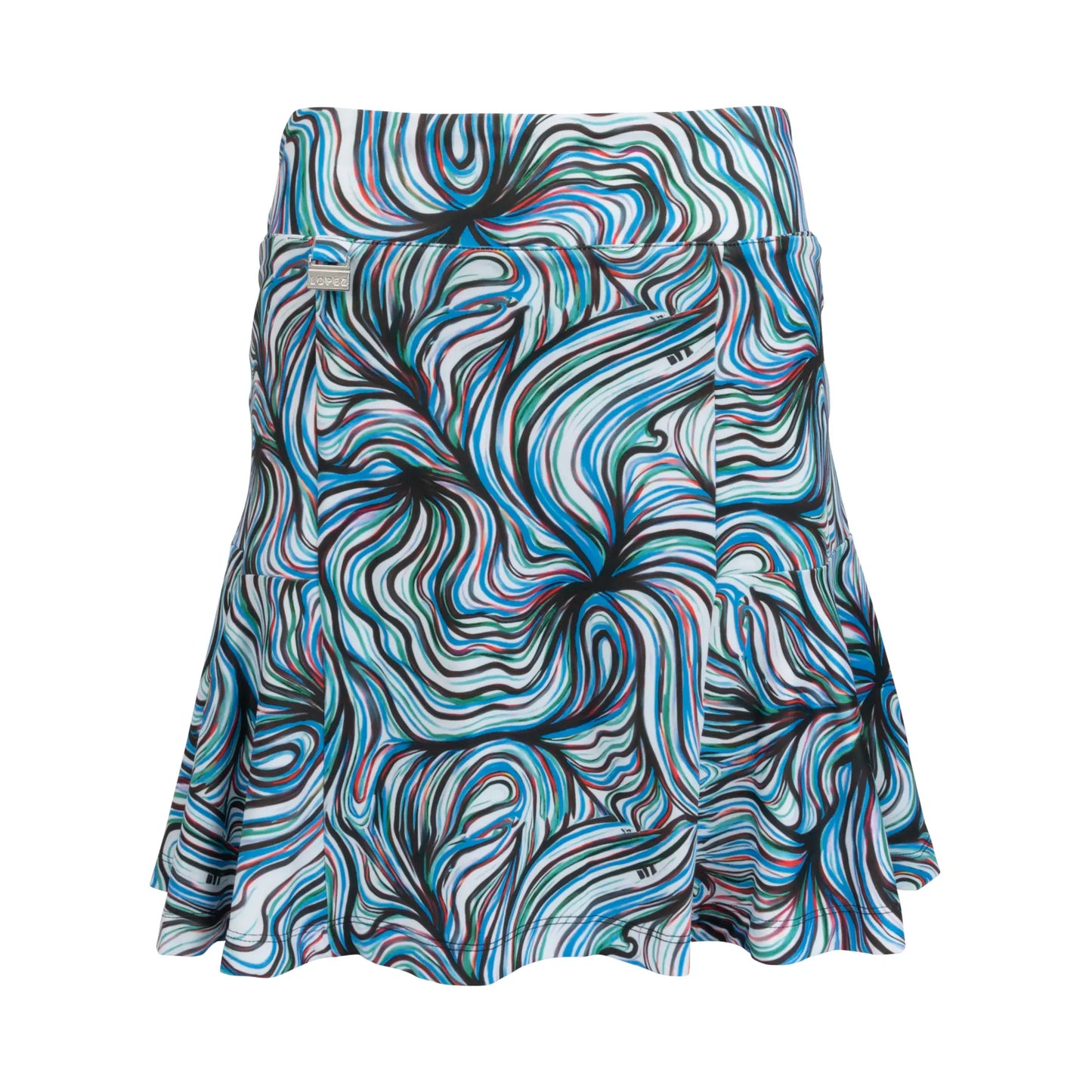Nancy Lopez  Flip Skort White Multi