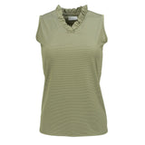 Nancy Lopez   Fresh Sleeveless Polo Olive