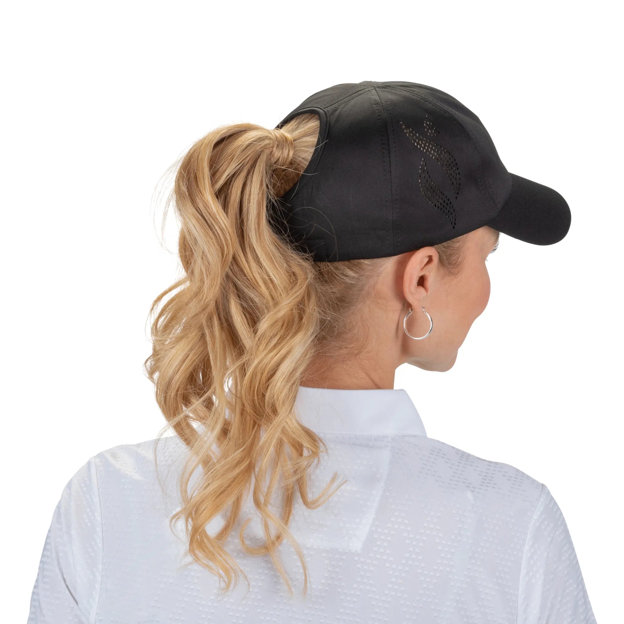 Nancy Lopez   Pony Hat Black