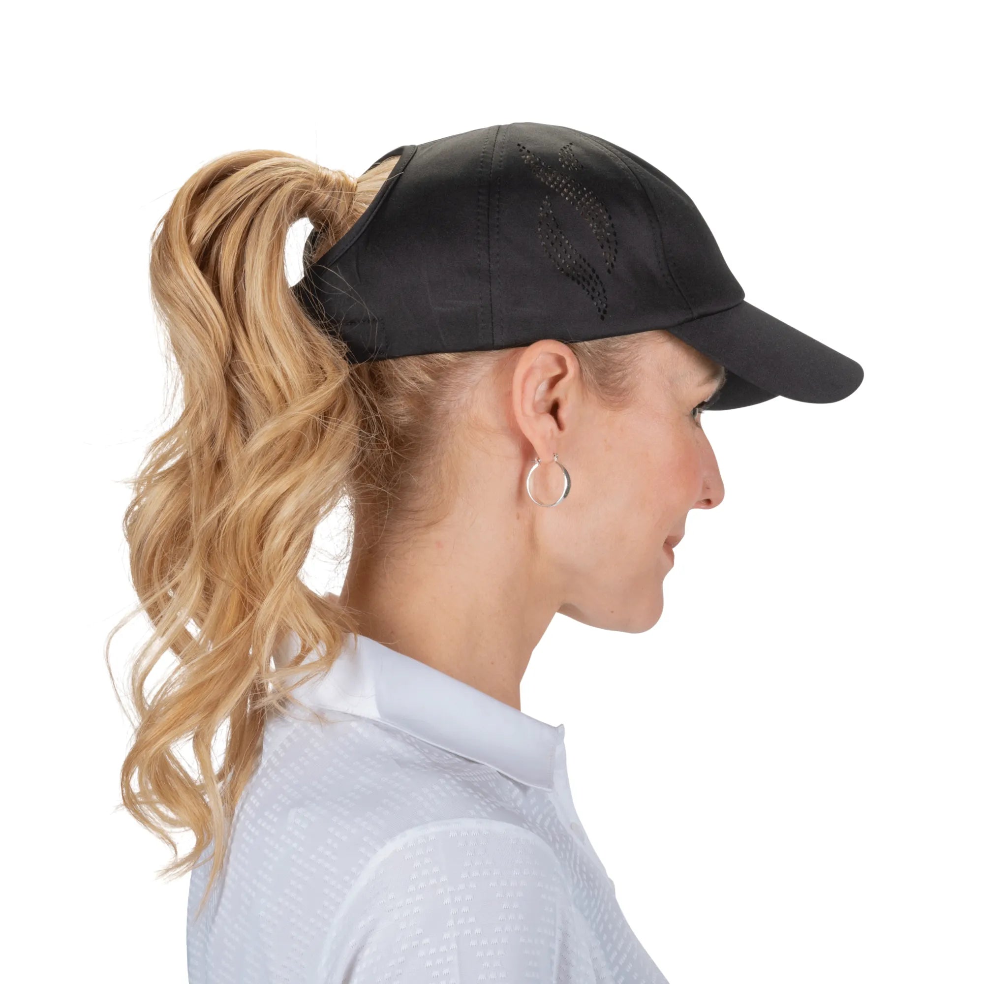 Nancy Lopez   Pony Hat Black