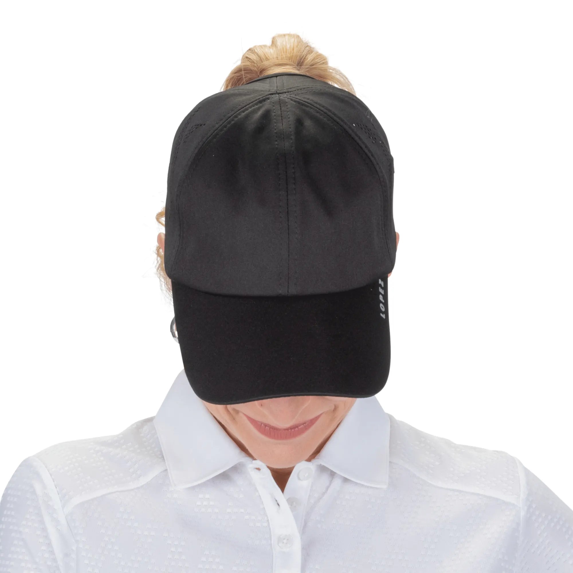Nancy Lopez   Pony Hat Black