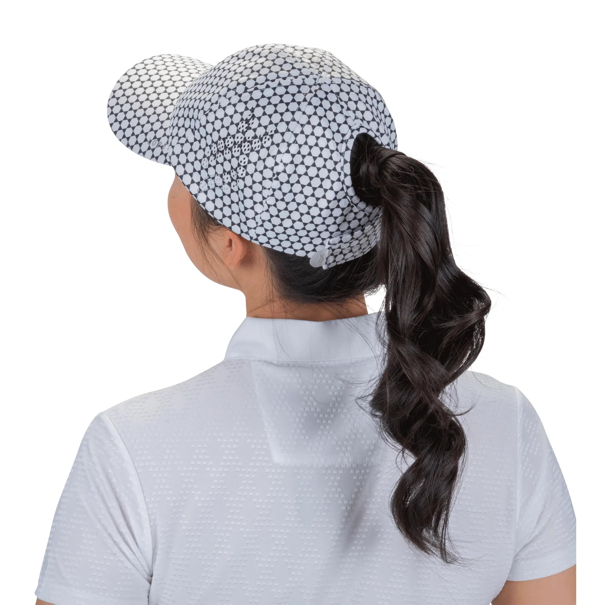 Nancy Lopez   Pony Hat Black Multi