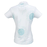 Nancy Lopez   Sunny Short Sleeve Polo White Multi